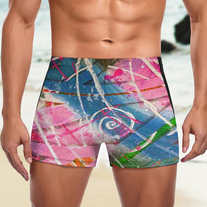 Gavin Scott Square Cut Swimming Trunks (Masc S-3XL)