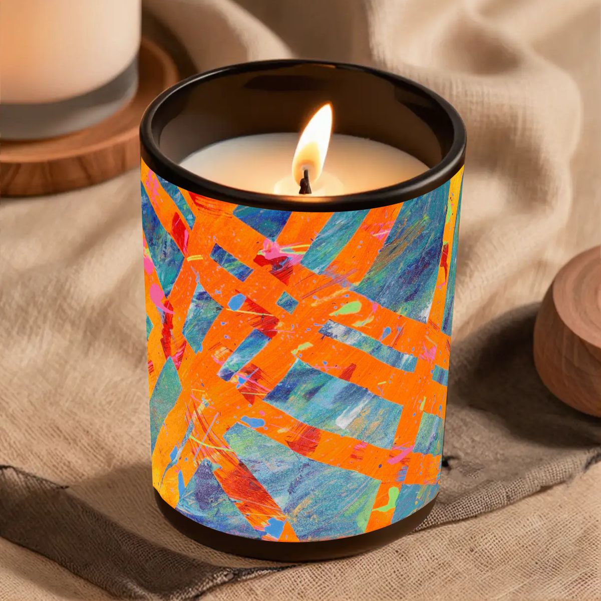 Gavin Scott Scented Black Jar Candle (6oz)