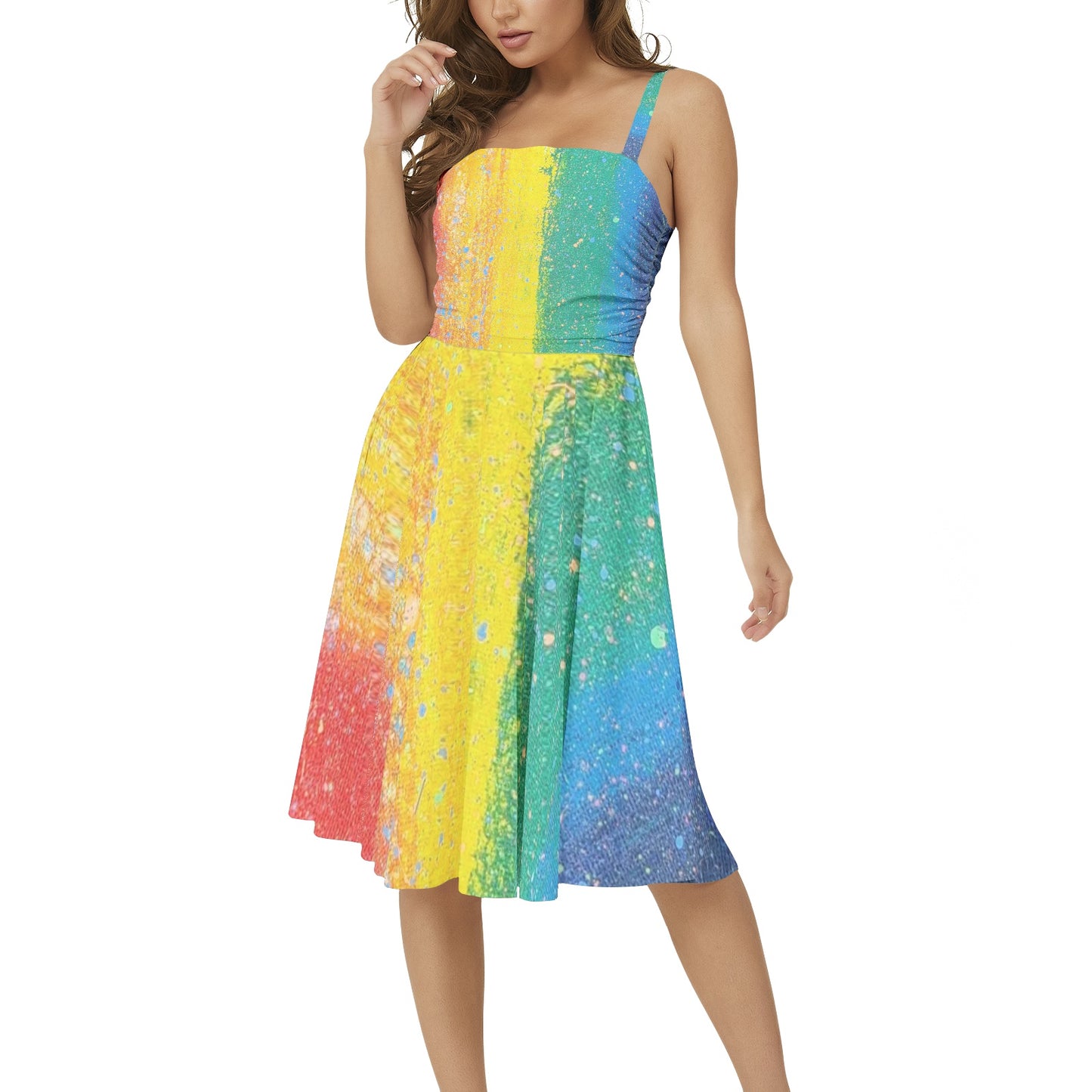 Gavin Scott Sleeveless Flare Hem Midi Dress (Femme XS-3XL)