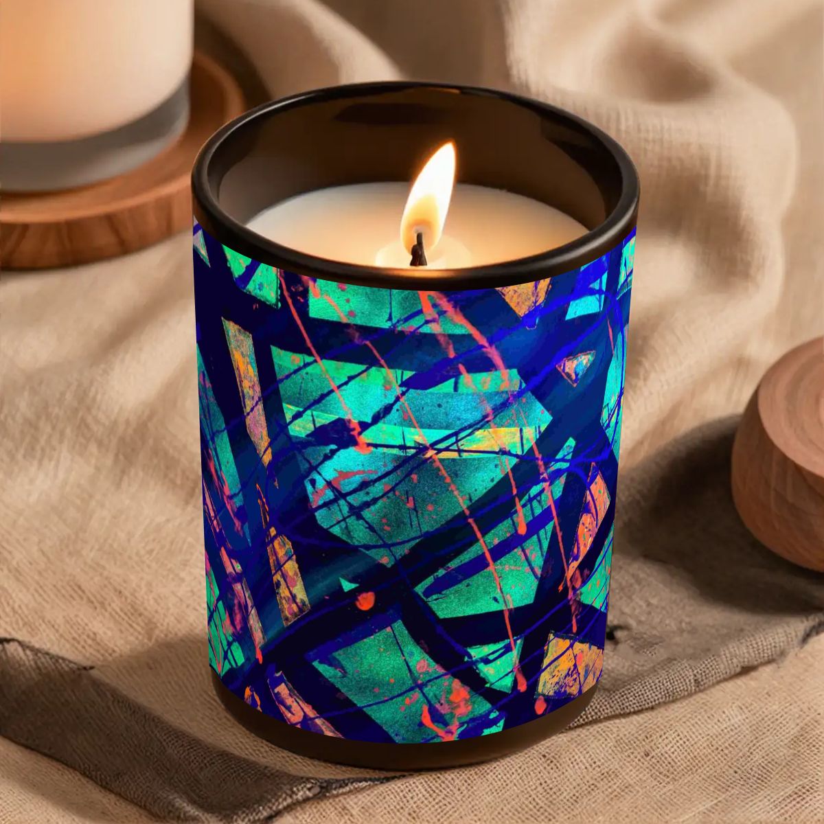 Gavin Scott Scented Black Jar Candle (6oz)