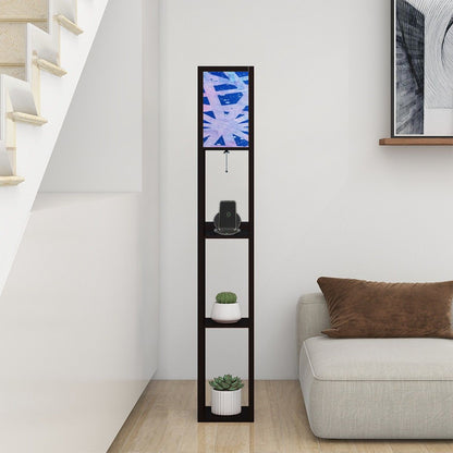 Gavin Scott Floor Lamp with Shelves (2 Colors)