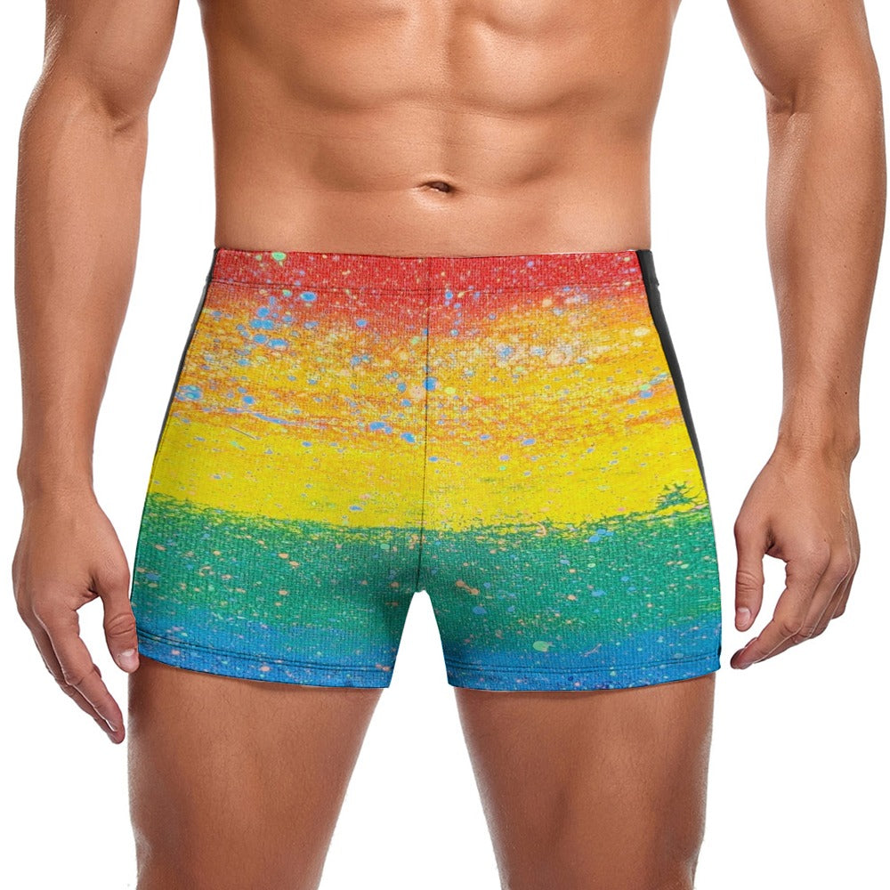 Gavin Scott Square Cut Swimming Trunks (Masc S-3XL)