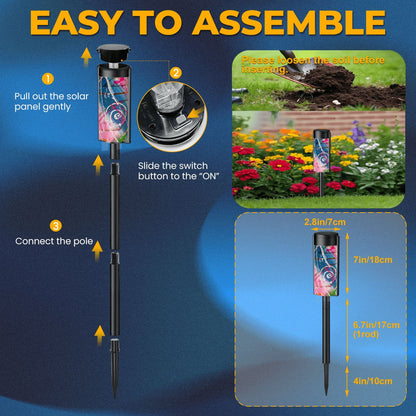 Gavin Scott Adjustable Outdoor Solar Lights (set of 4)