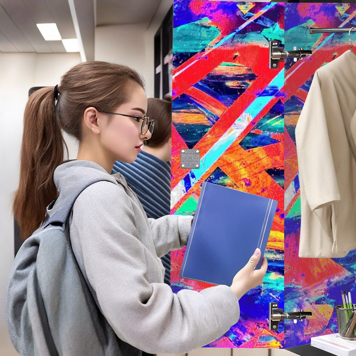 Gavin Scott Magnetic Locker Wallpaper 2 pcs