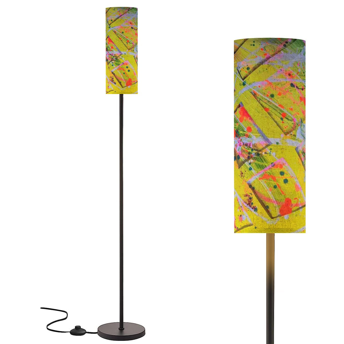 Gavin Scott Pillar Torch Floor Lamp