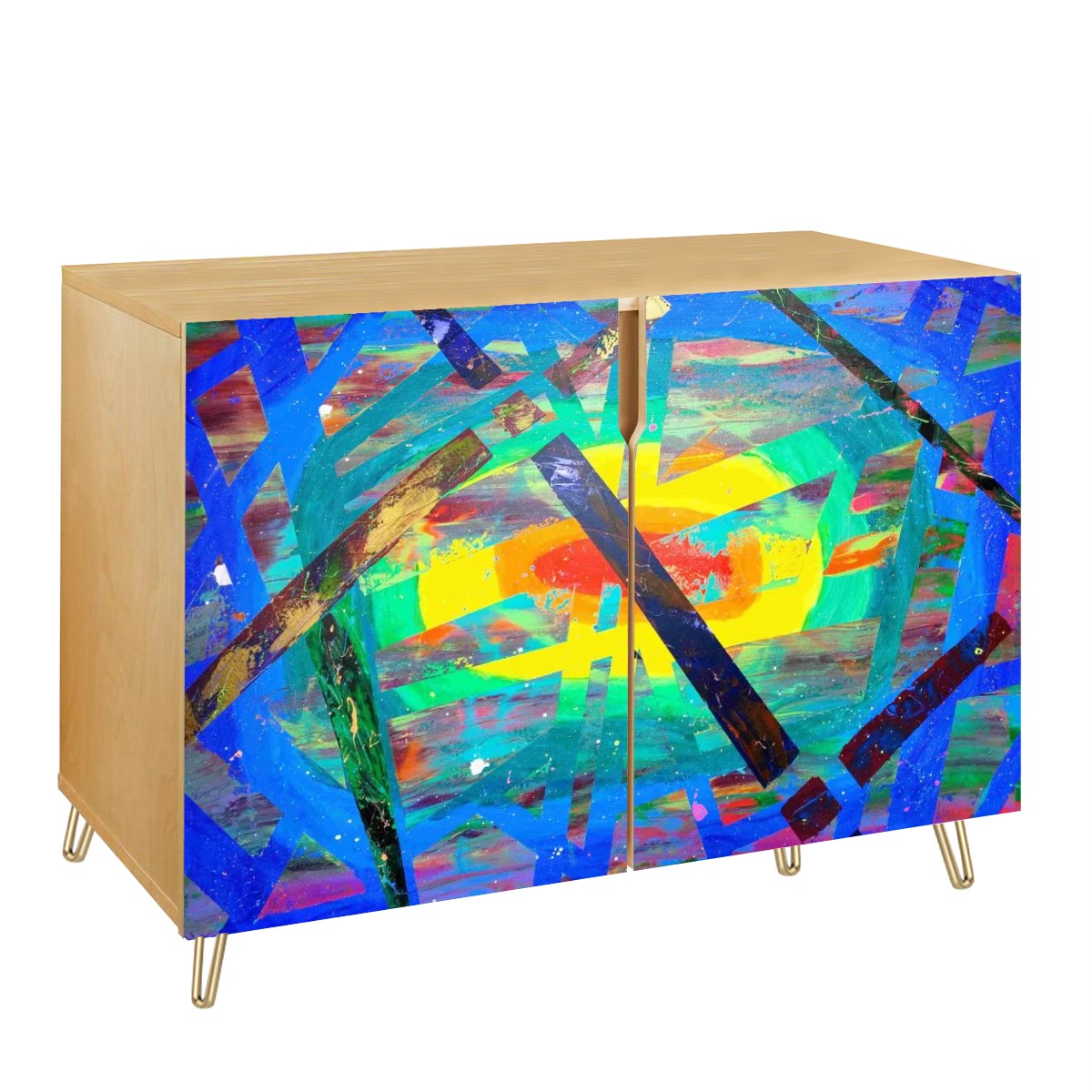 Gavin Scott Wooden Sideboard Cabinet