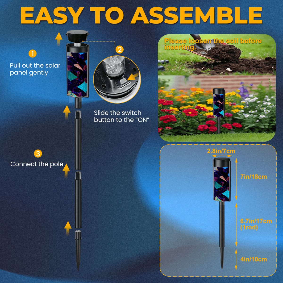 Gavin Scott Adjustable Outdoor Solar Lights (set of 4)