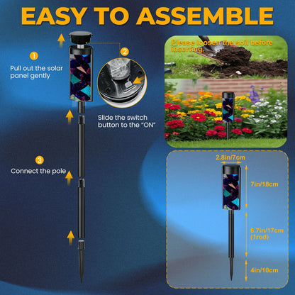 Gavin Scott Adjustable Outdoor Solar Lights (set of 4)