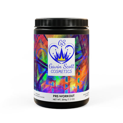 Gavin Scott Cosmetics Pre-Workout Supplement, Fruit Punch (204g, 7.1oz)