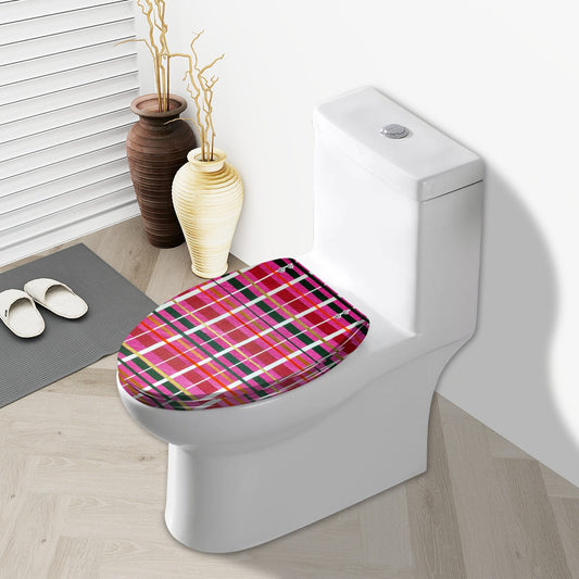 Gavin Scott Elongated Toilet Seat w/Matching Soft-close Lid (V-Shape)