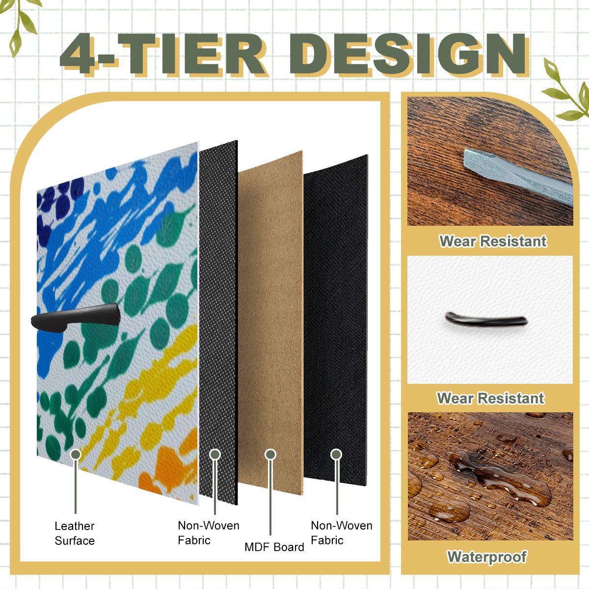 Gavin Scott TV Stand w/5 Drawer Dresser & Charging Station