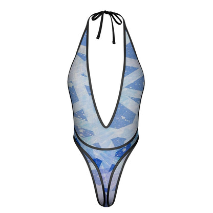 Gavin Scott Deep Plunge Jumpsuit (Femme S-3XL)