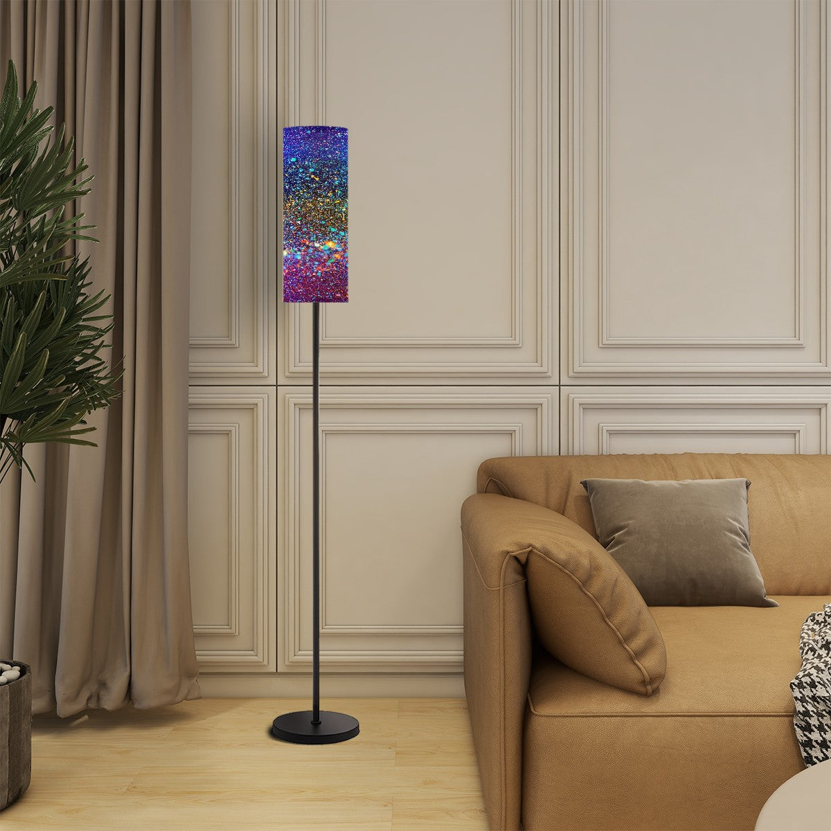 Gavin Scott Pillar Torch Floor Lamp