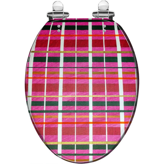 Gavin Scott Elongated Toilet Seat w/Matching Soft-close Lid (V-Shape)