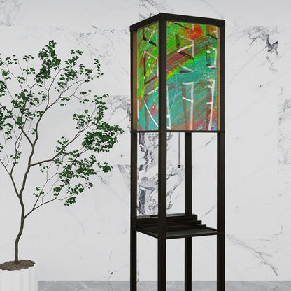 Gavin Scott Floor Lamp with Shelves (2 Colors)