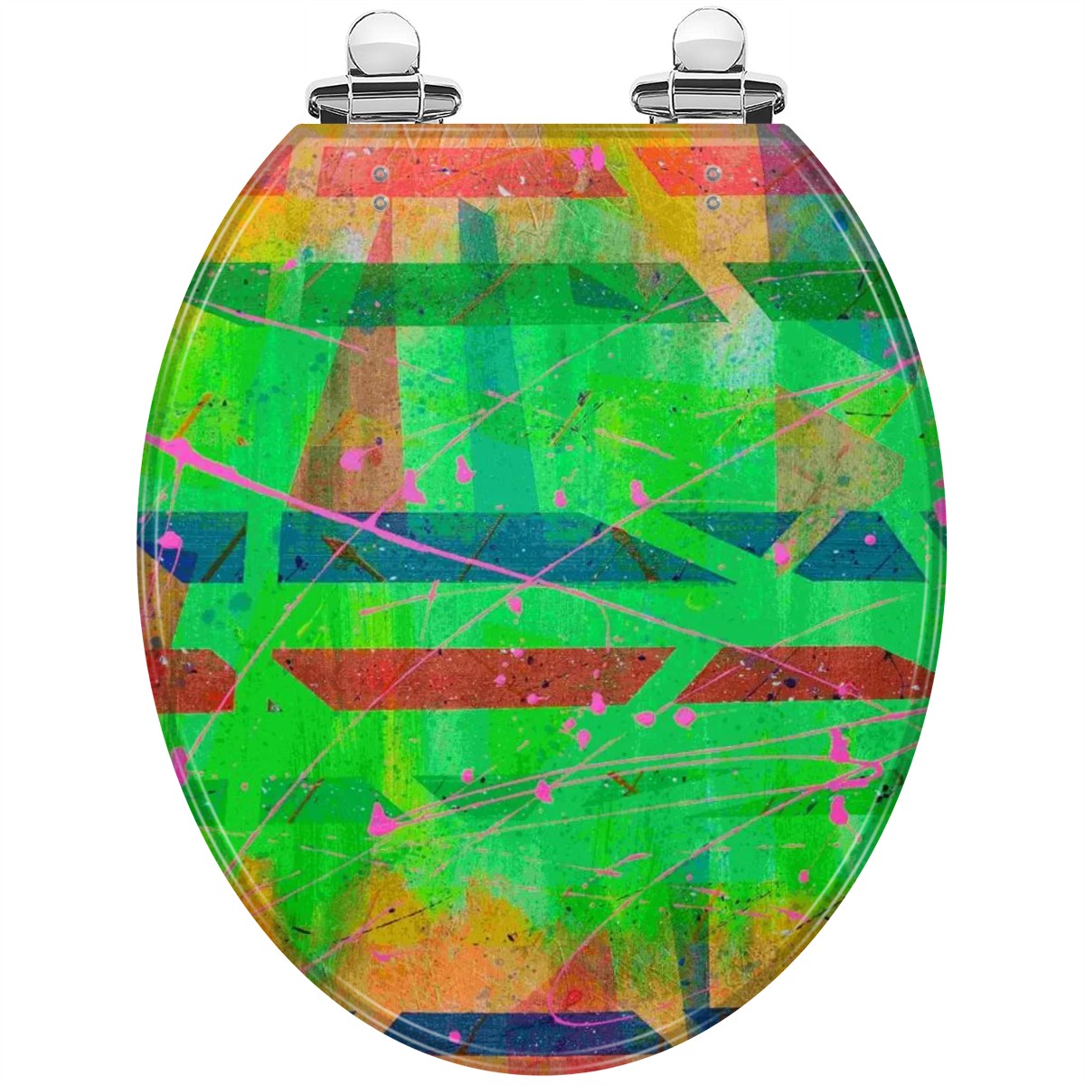 Gavin Scott Universal Toilet Seat w/Matching Soft-close Lid