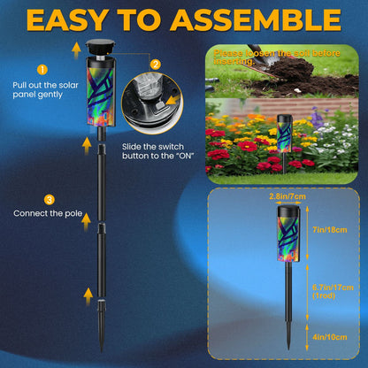 Gavin Scott Adjustable Outdoor Solar Lights (set of 4)