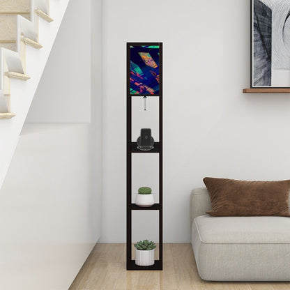 Gavin Scott Floor Lamp with Shelves