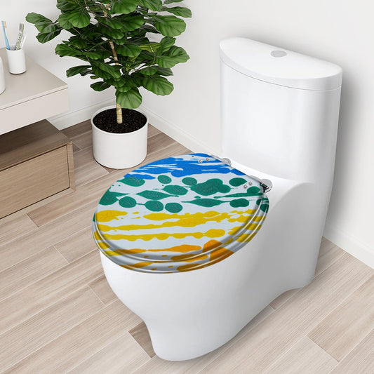 Gavin Scott Round Toilet Seat w/Matching Soft-close Lid (O-Shape)