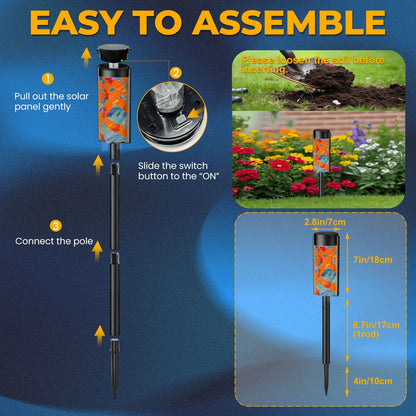 Gavin Scott Adjustable Outdoor Solar Lights (set of 4)