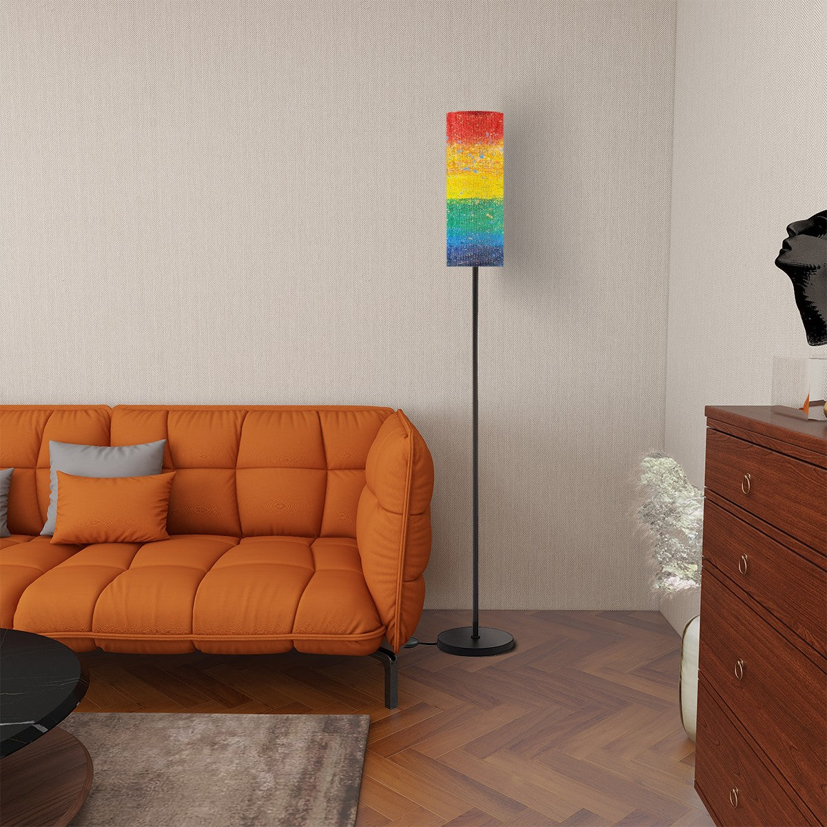 Gavin Scott PRIDE Pillar Torch Floor Lamp