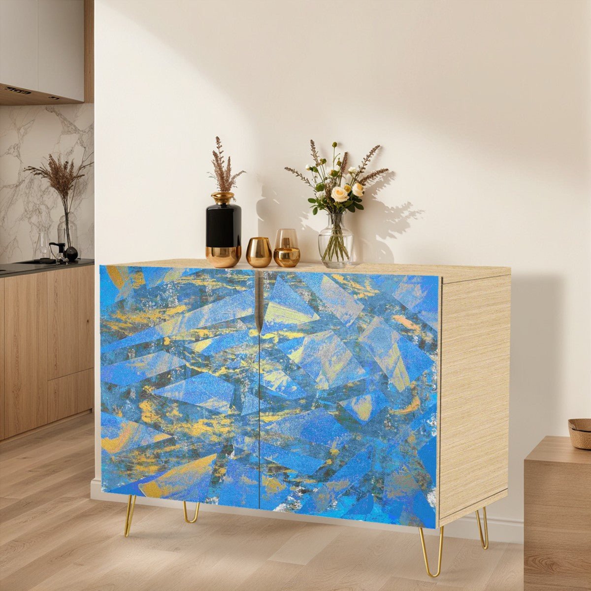 Gavin Scott Wooden Sideboard Cabinet