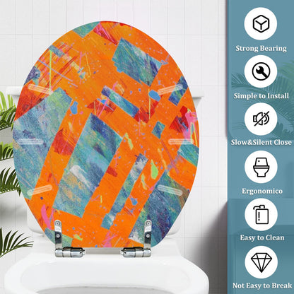 Gavin Scott Universal Toilet Seat w/Matching Soft-close Lid