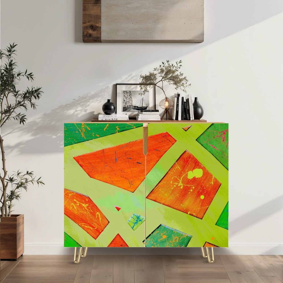 Gavin Scott Wooden Sideboard Cabinet