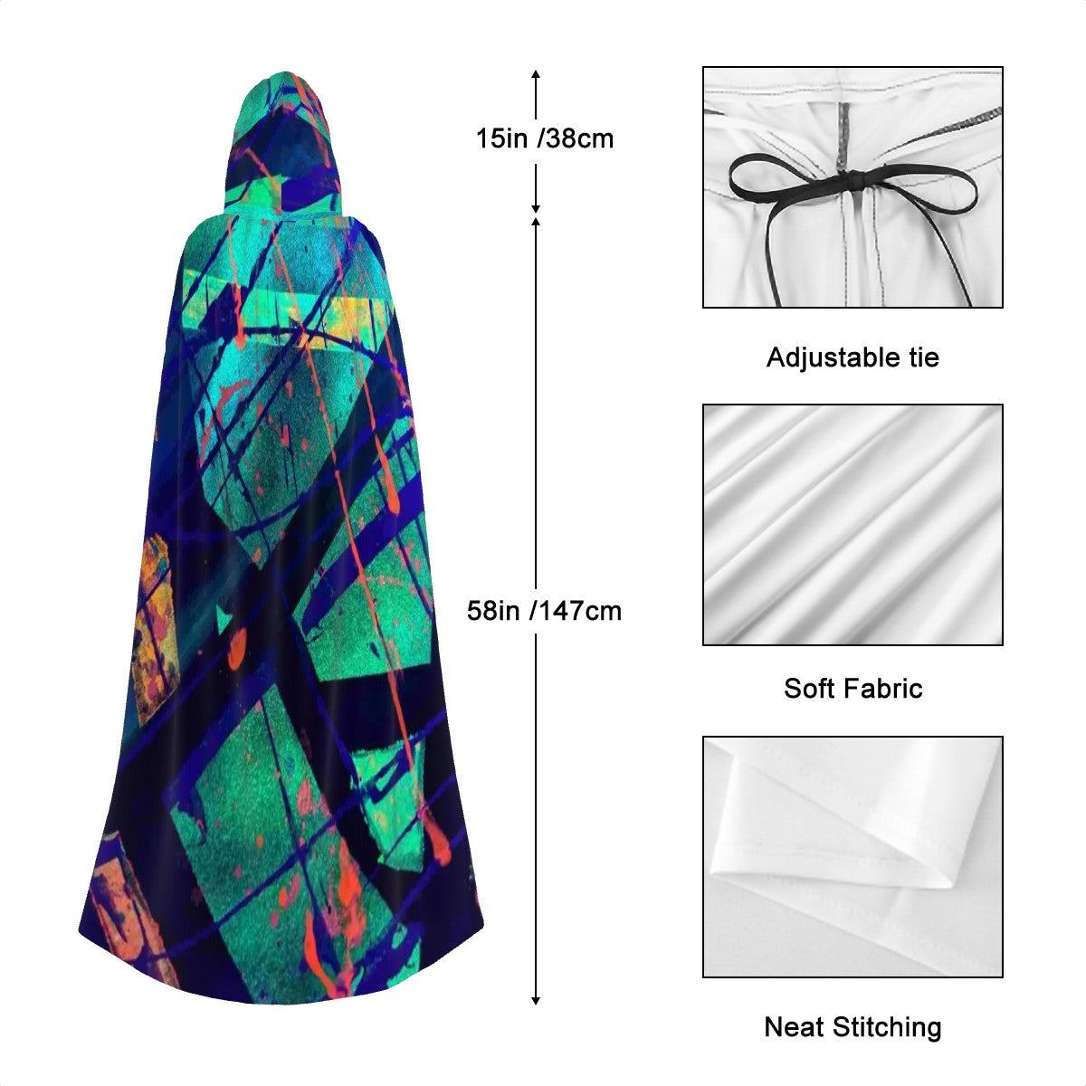 Gavin Scott Hooded Cloak