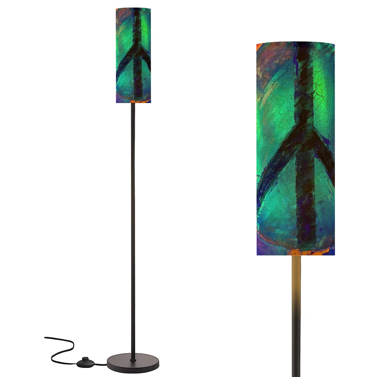 Gavin Scott Pillar Torch Floor Lamp
