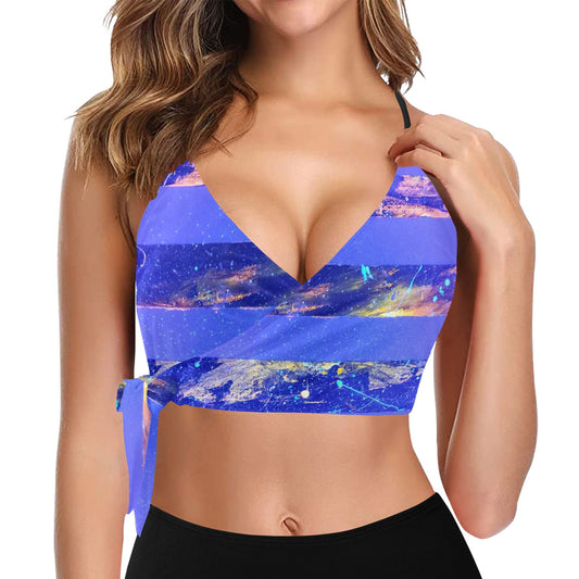 Gavin Scott Side Knot Bikini Top (Femme S-2XL)