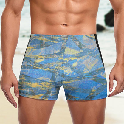 Gavin Scott Square Cut Swimming Trunks (Masc S-3XL)