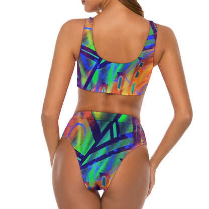 Gavin Scott Safflower Two-Piece Swimsuit (Femme S-2XL)