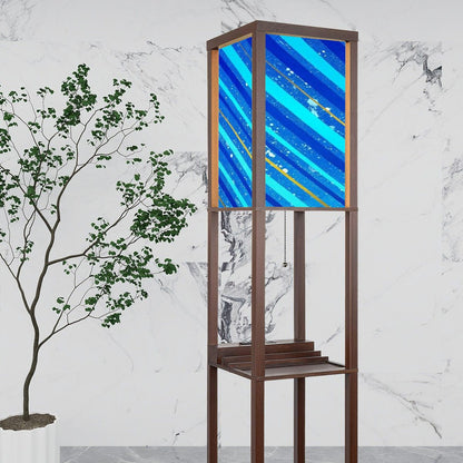 Gavin Scott Floor Lamp with Shelves (2 Colors)