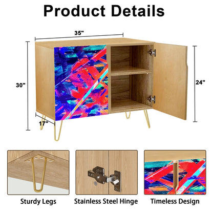 Gavin Scott Wooden Sideboard Cabinet