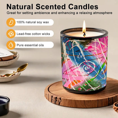 Gavin Scott Scented Black Jar Candle (6oz)