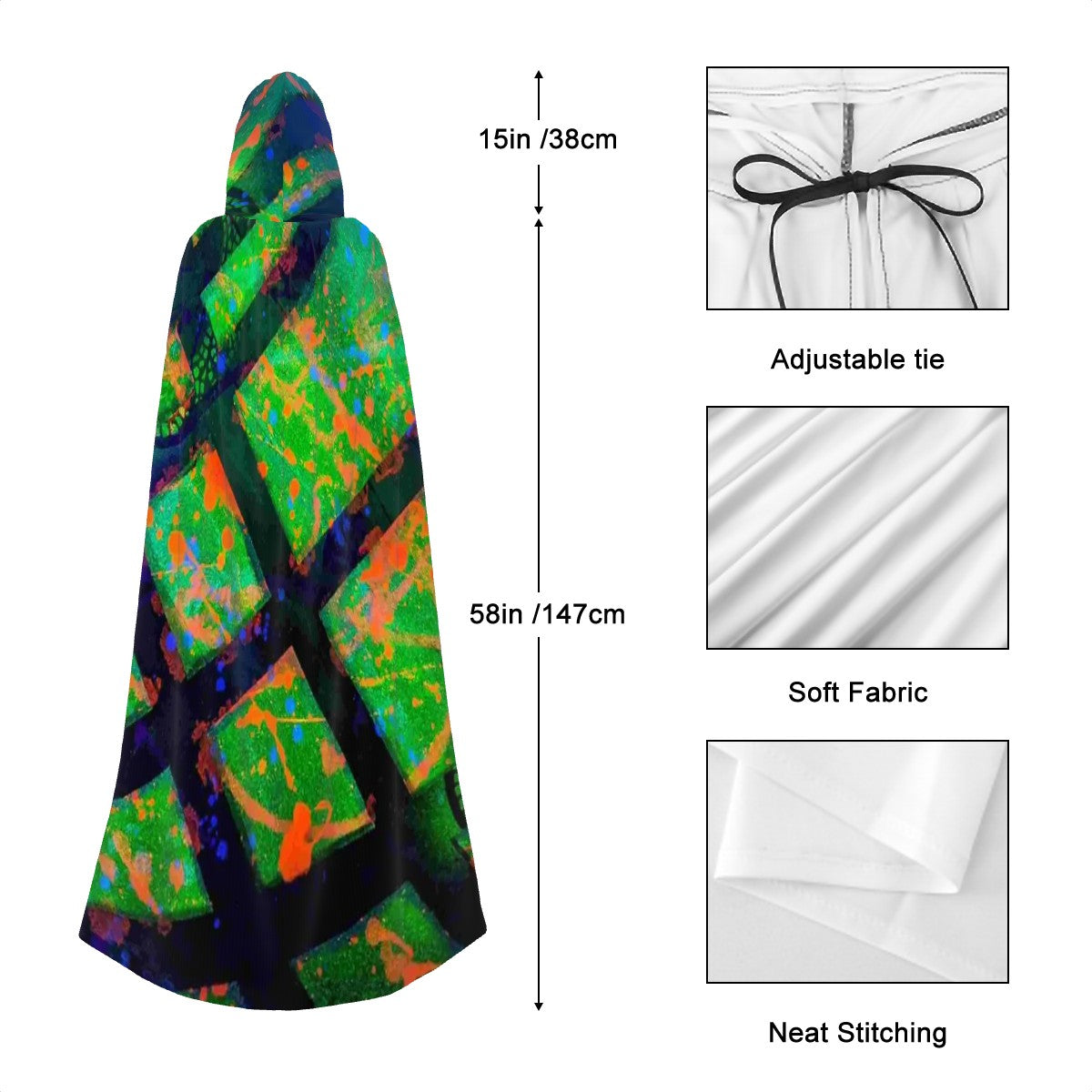 Gavin Scott Hooded Cloak