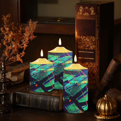 Gavin Scott Flameless Candles w/Remote (Set of 3)