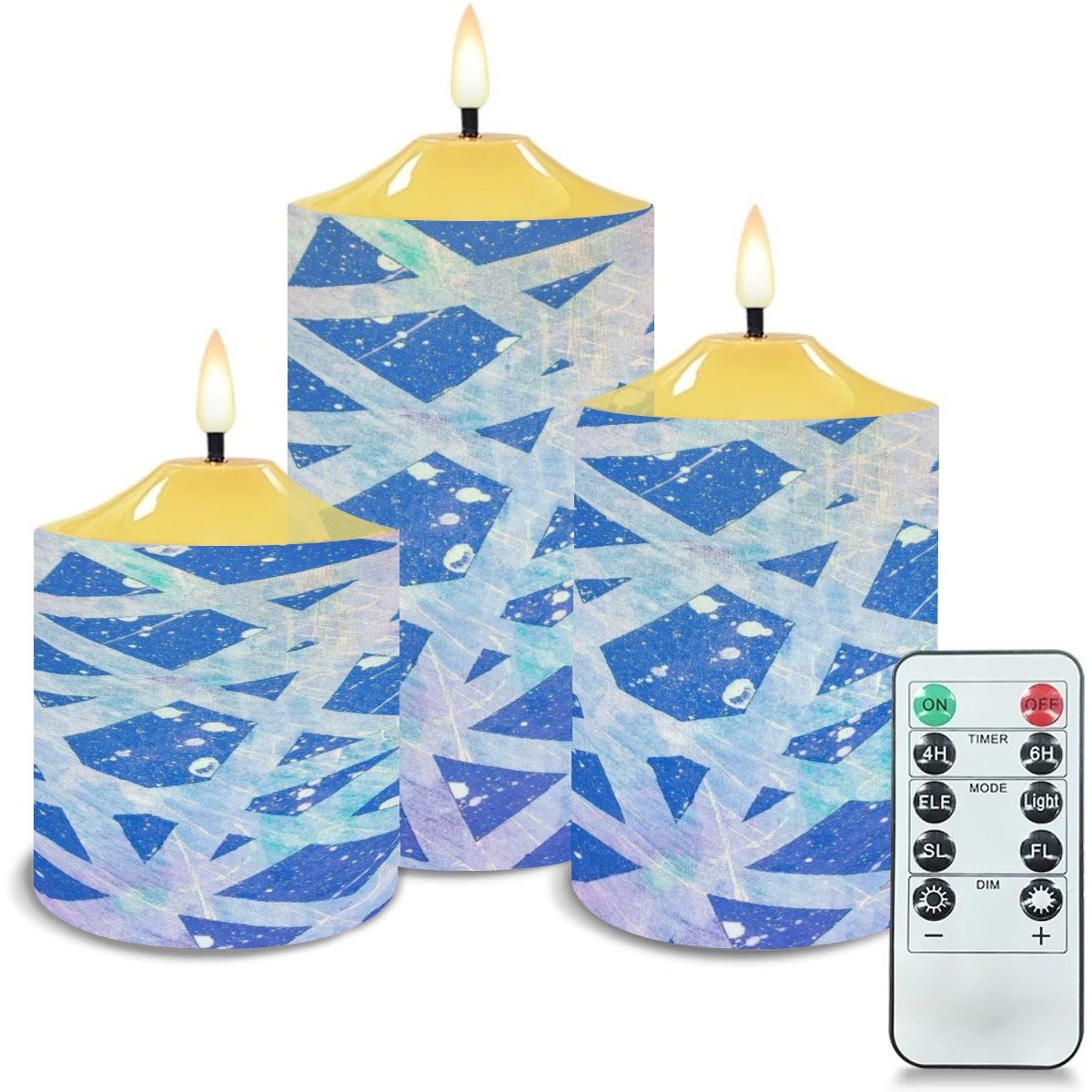 Gavin Scott Flameless Candles w/Remote (Set of 3)