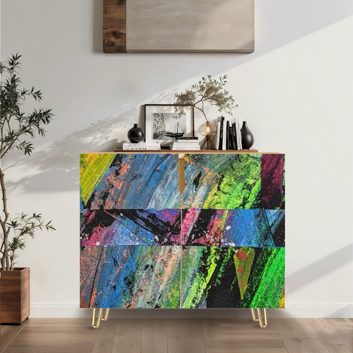 Gavin Scott Wooden Sideboard Cabinet