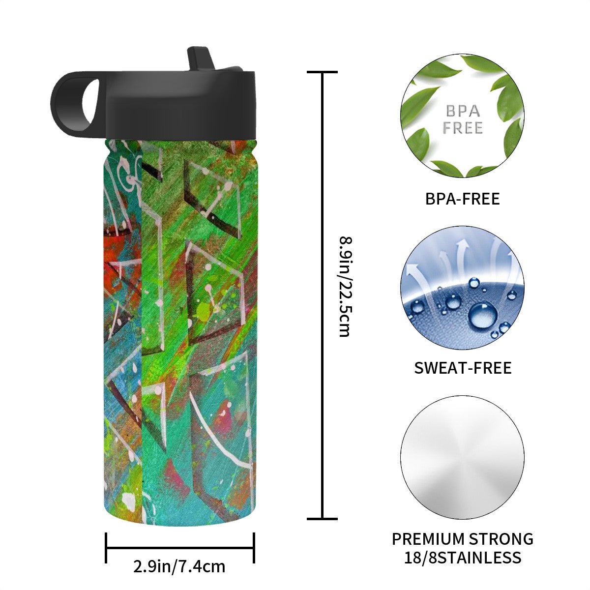 Gavin Scott Stainless Steel Vacuum Insulated Tumbler (18oz)