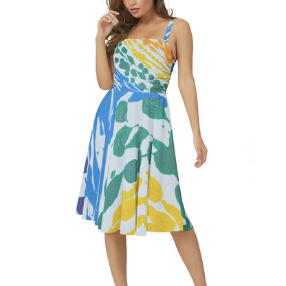 Gavin Scott Sleeveless Flare Hem Midi Dress (Femme XS-3XL)