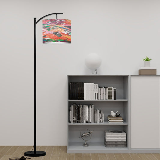 Gavin Scott Arc Floor Lamp w/Remote