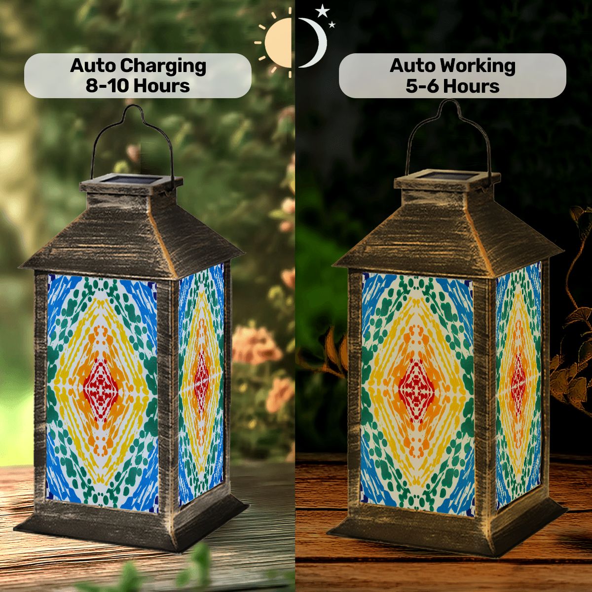 Gavin Scott Solar Powered Indoor/Outdoor Lantern