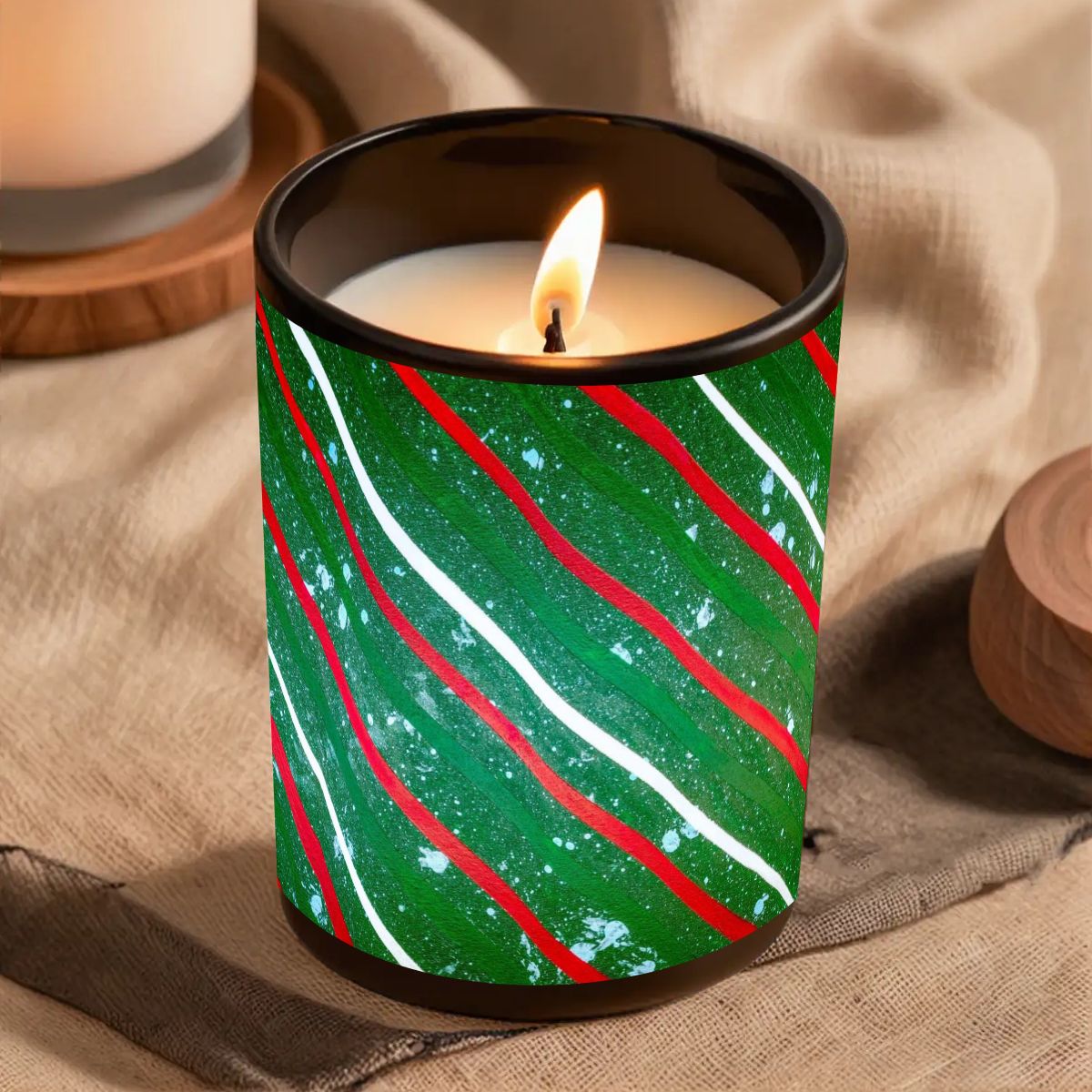 Gavin Scott Scented Black Jar Candle (6oz)