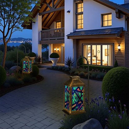 Gavin Scott Solar Powered Indoor/Outdoor Lantern