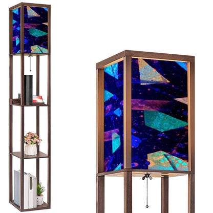 Gavin Scott Floor Lamp with Shelves (2 Colors)