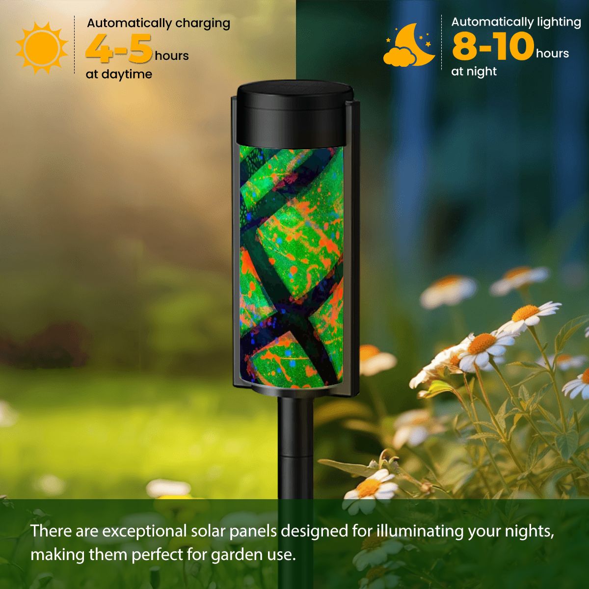 Gavin Scott Adjustable Outdoor Solar Lights (set of 4)