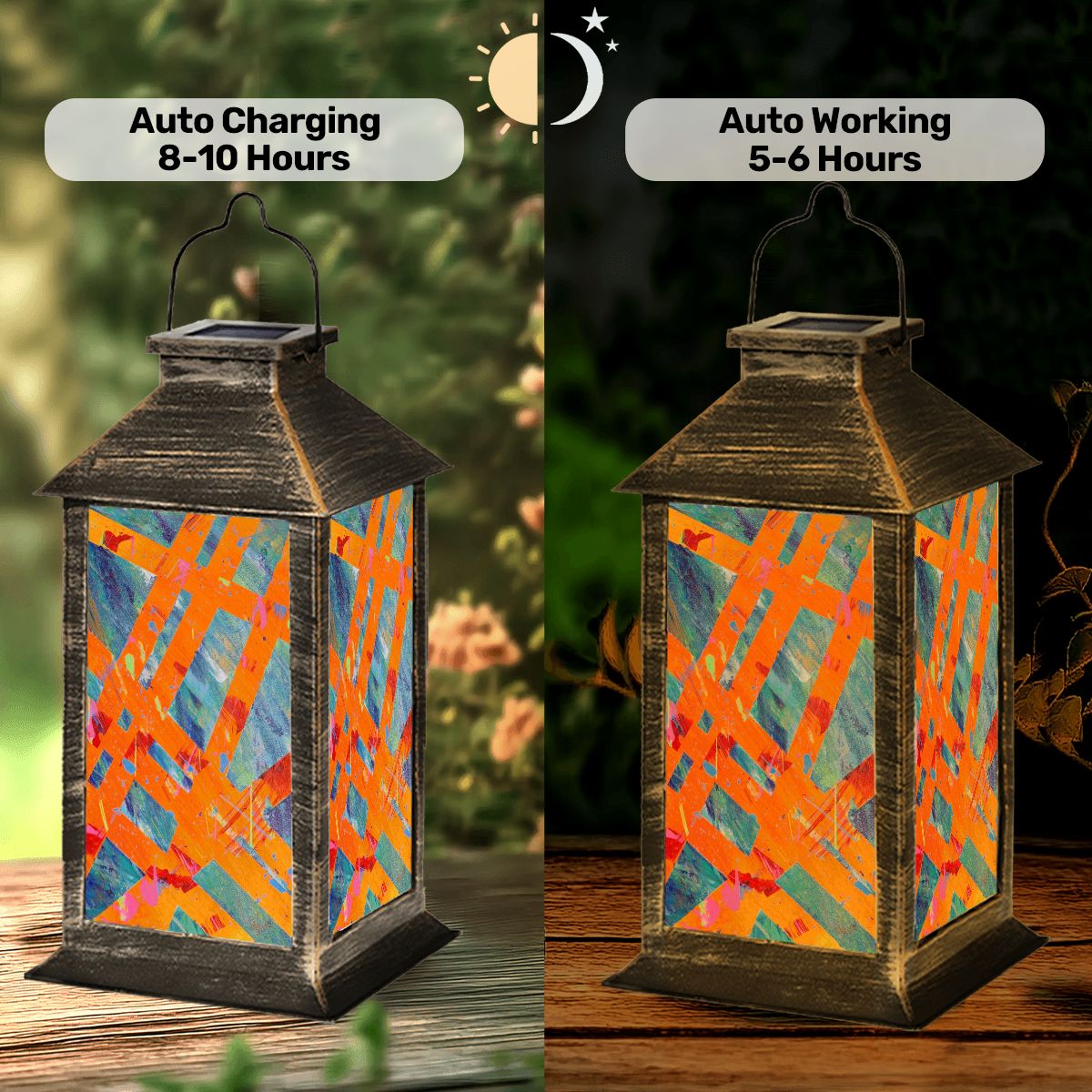 Gavin Scott Solar Powered Indoor/Outdoor Lantern