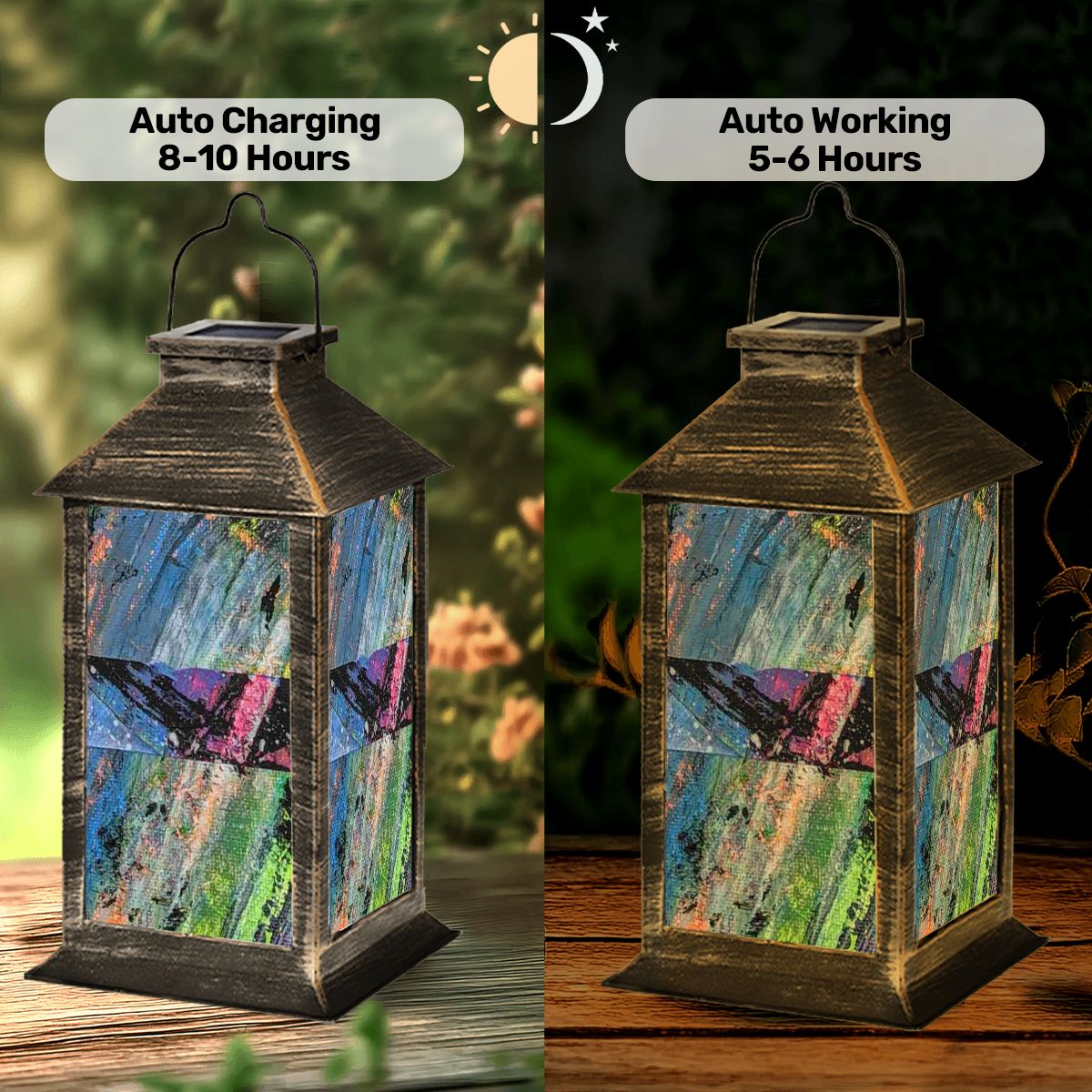 Gavin Scott Solar Powered Indoor/Outdoor Lantern